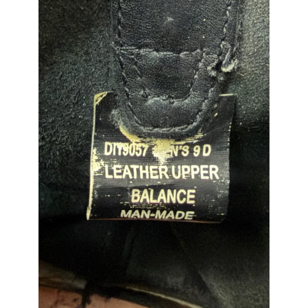 Dingo Dean Harness Square Toe Black Leather Biker Boots Mens 9 D DI19057